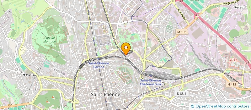 localisation de l'entreprise AXIOTYS à SAINT-ETIENNE
