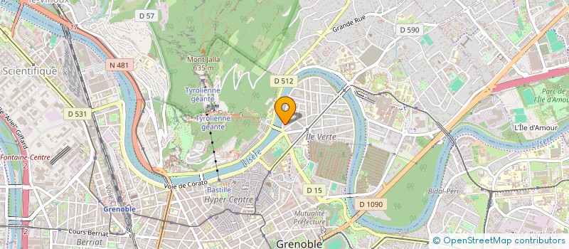 localisation de l'entreprise AXIPAR à GRENOBLE