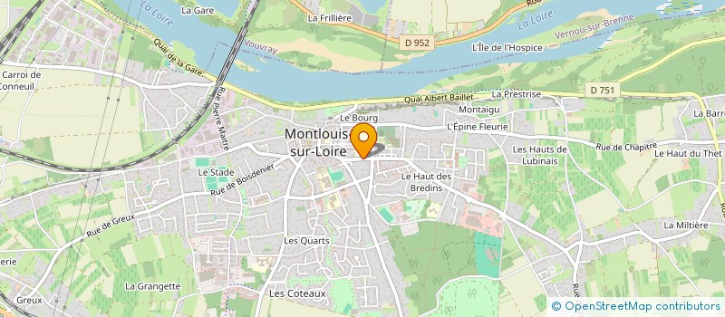 localisation de l'entreprise AXIS 37 à MONTLOUIS-SUR-LOIRE