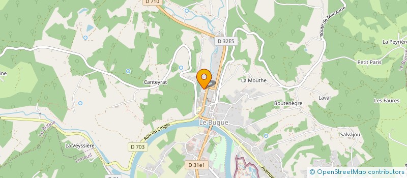 localisation de l'entreprise AXIS 3D MECA à LE BUGUE