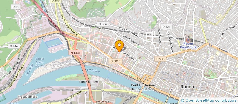 localisation de l'entreprise AXIS 4 à ROUEN