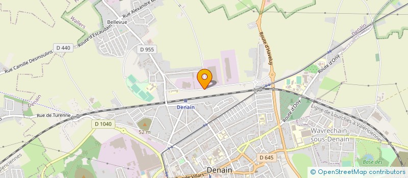 localisation de l'entreprise AXIS à DENAIN