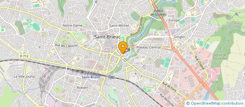 localisation de l'entreprise AXIS à SAINT-BRIEUC