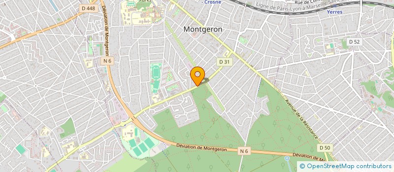 localisation de l'entreprise AXIS à MONTGERON
