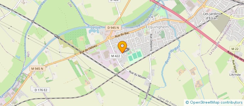 localisation de l'entreprise AXIS  ERQUINGHEM-LYS