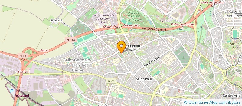 localisation de l'entreprise AXIS à CAEN