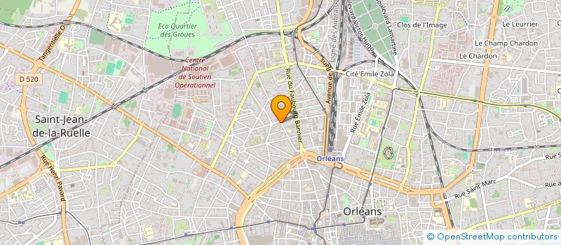 localisation de l'entreprise AXIS ASSURANCES ET SERVICES à ORLEANS