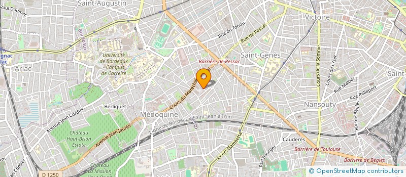 localisation de l'entreprise AXIS ATLANTIQUE  TALENCE