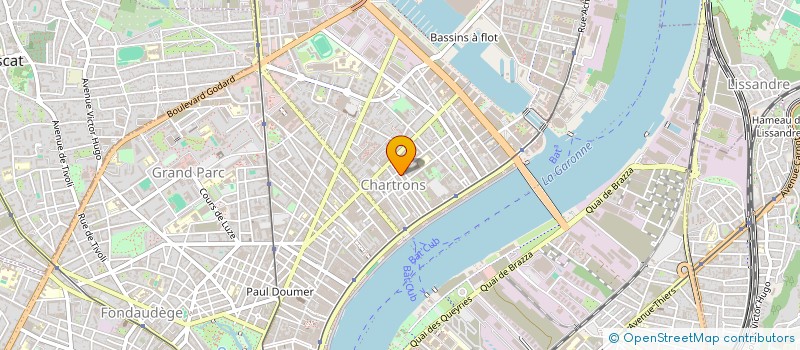 localisation de l'entreprise AXIS BORDEAUX à BORDEAUX