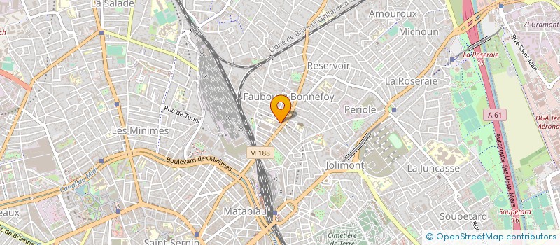 localisation de l'entreprise AXIS BUREAUTIQUE à TOULOUSE