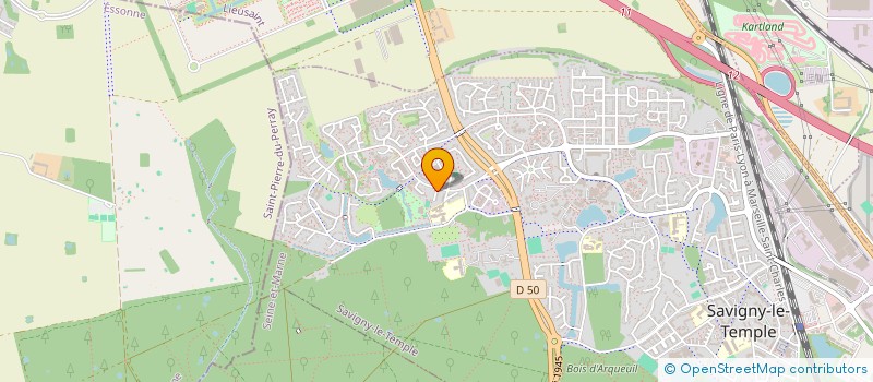 localisation de l'entreprise AXIS COMPANY  SAVIGNY-LE-TEMPLE