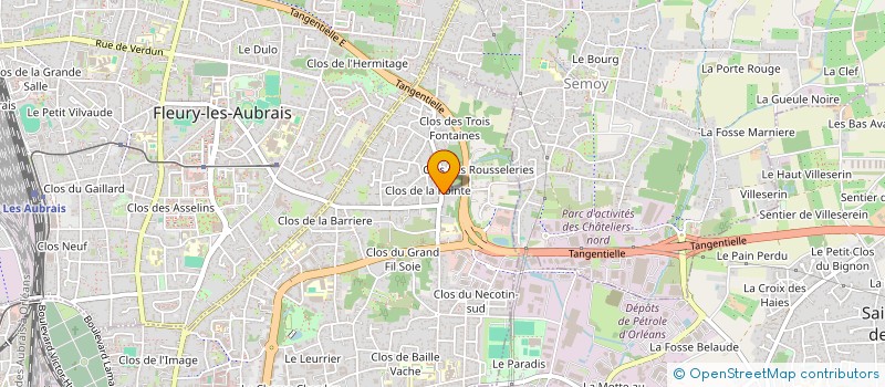 localisation de l'entreprise AXIS CONSEILS  ORLEANS