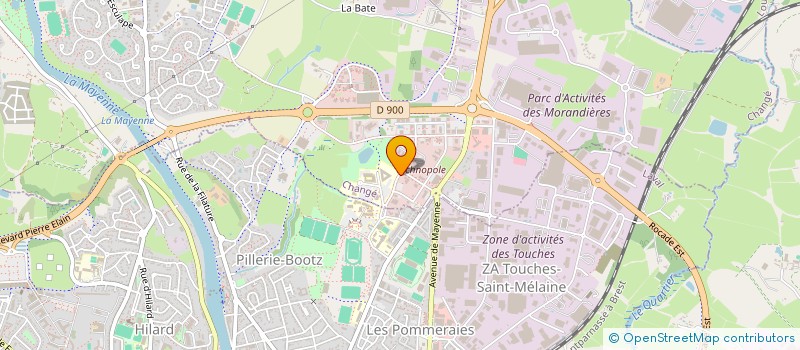 localisation de l'entreprise AXIS ELECTRONIQUE à CHANGE