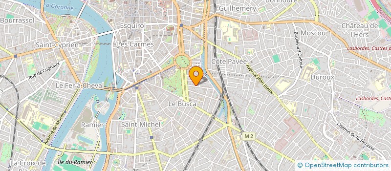 localisation de l'entreprise AXIS GESTION  TOULOUSE