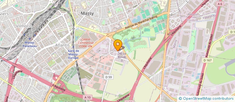 localisation de l'entreprise AXIS IN à MASSY
