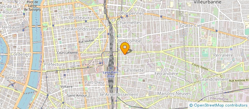 localisation de l'entreprise AXIS MAITRISE D'OEUVRE à LYON