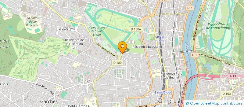 localisation de l'entreprise AXISO  SAINT-CLOUD