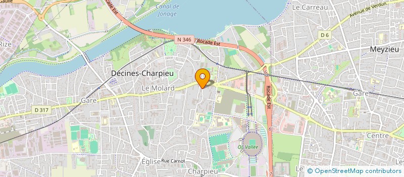 localisation de l'entreprise AXIT  DECINES-CHARPIEU