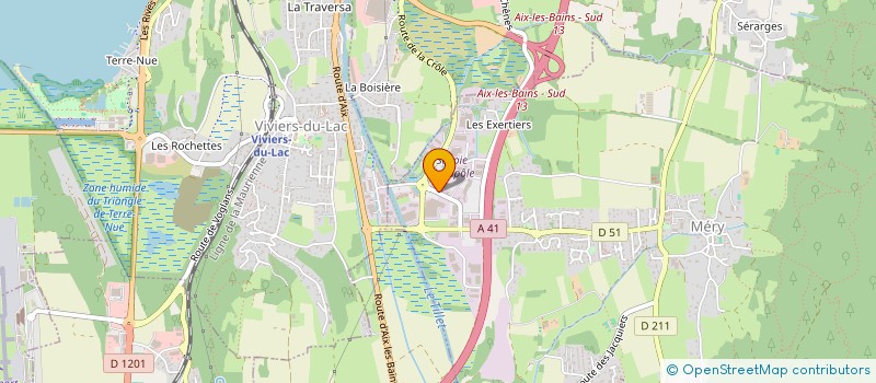 localisation de l'entreprise AXITER à MERY