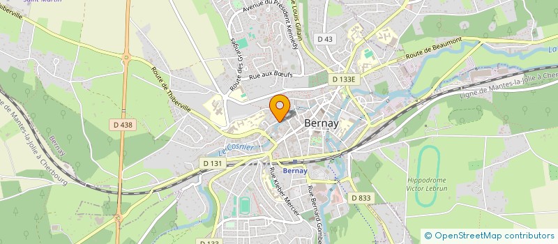 localisation de l'entreprise AXITERM KANE à BERNAY