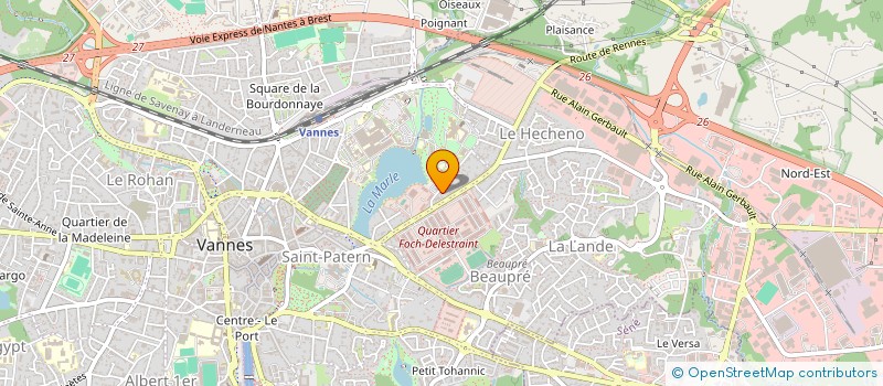 localisation de l'entreprise AXIUM à VANNES