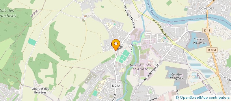 localisation de l'entreprise AXIUM CONSEIL  CHAVANOZ