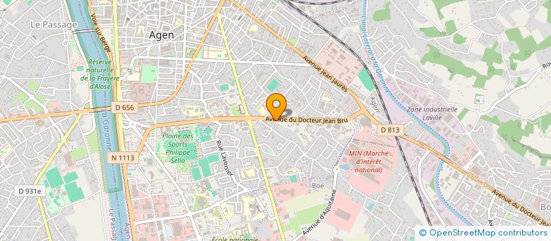 localisation de l'entreprise AXIUM EXPERTISE à AGEN