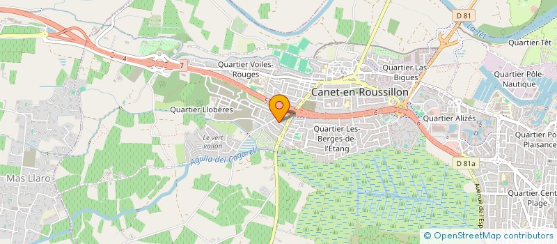 localisation de l'entreprise AXIUM MARINE à CANET-EN-ROUSSILLON