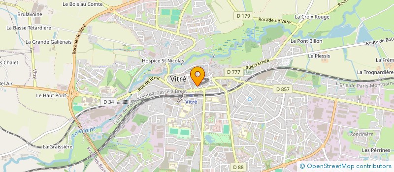 localisation de l'entreprise AXIUS  VITRE