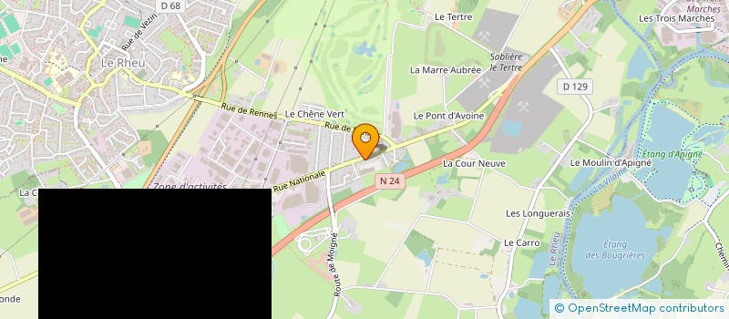 localisation de l'entreprise AXKO  LE RHEU