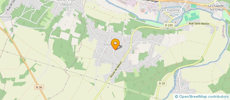 localisation de l'entreprise AXL  VOULANGIS