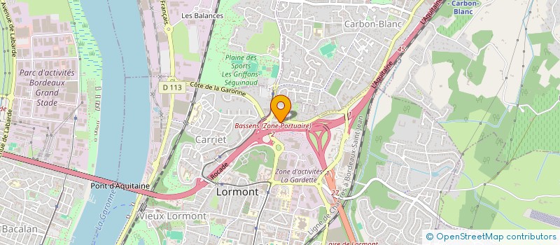 localisation de l'entreprise AXL  LORMONT