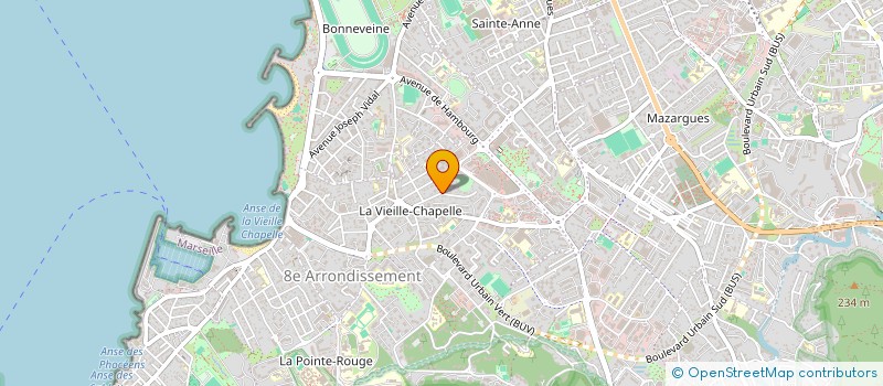 localisation de l'entreprise AXL LIMOUSINE à MARSEILLE