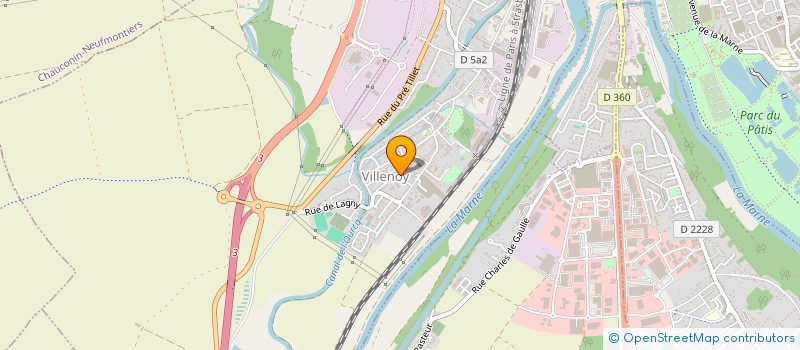 localisation de l'entreprise AXL&MRL  VILLENOY