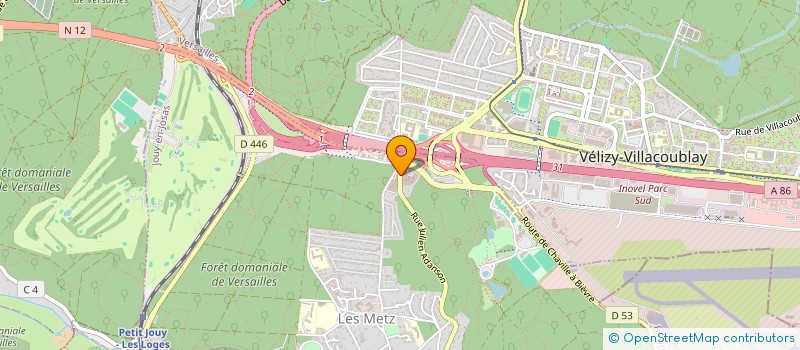 localisation de l'entreprise AXLAN à JOUY-EN-JOSAS
