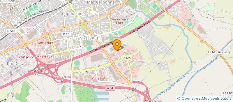 localisation de l'entreprise AXLDC  NIMES