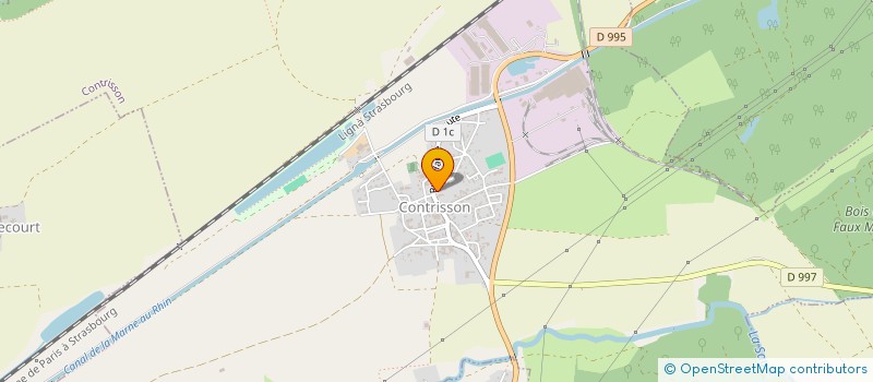 localisation de l'entreprise AXLE à CONTRISSON