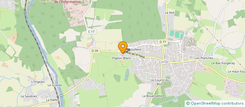 localisation de l'entreprise AXLINO  LAILLE