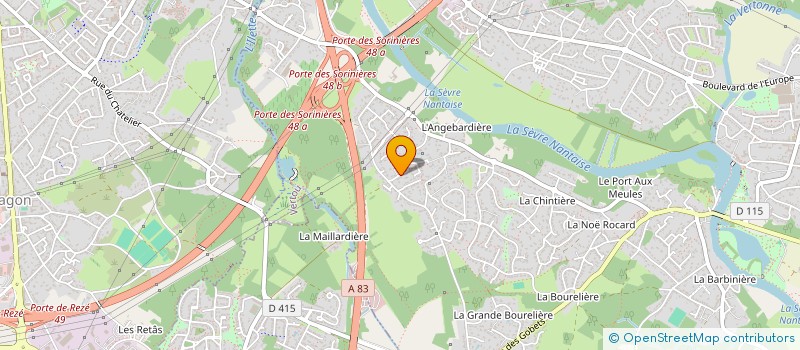 localisation de l'entreprise AXLR PERFORMANCE INDUSTRIE à VERTOU
