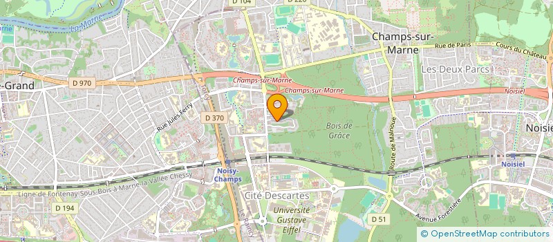 localisation de l'entreprise AXM INVEST  CHAMPS-SUR-MARNE