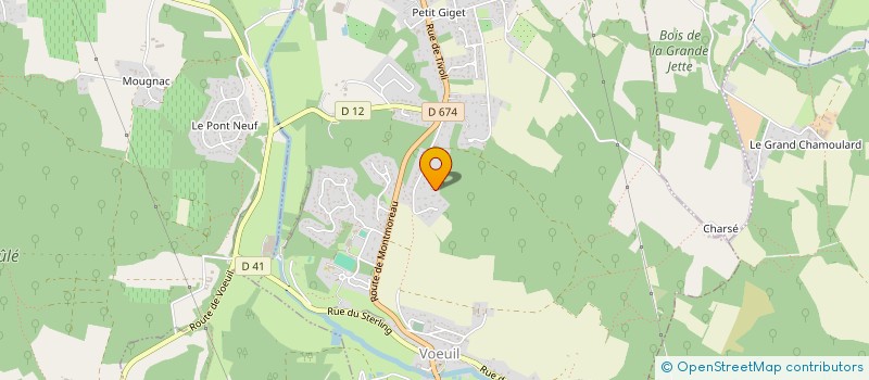 localisation de l'entreprise AXMA à VŒUIL-ET-GIGET