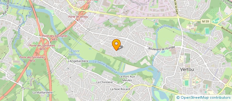 localisation de l'entreprise AXMARO  VERTOU