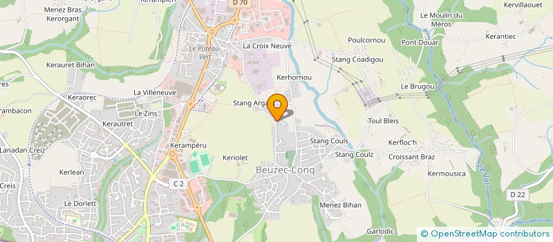 localisation de l'entreprise AXMETAL  CONCARNEAU