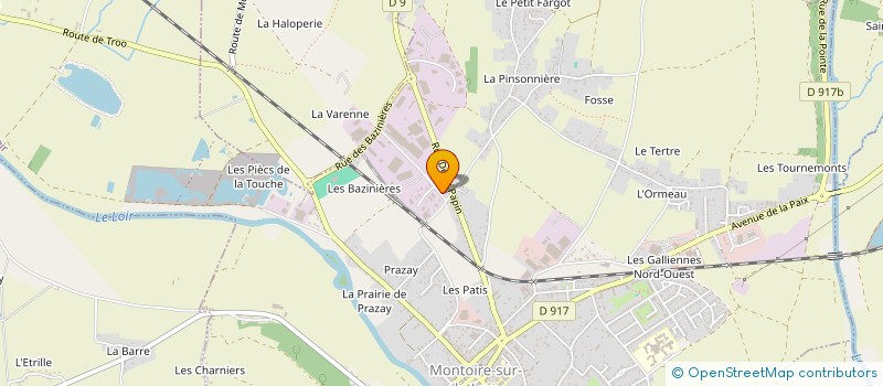 localisation de l'entreprise AXN INFORMATIQUE à MONTOIRE-SUR-LE-LOIR