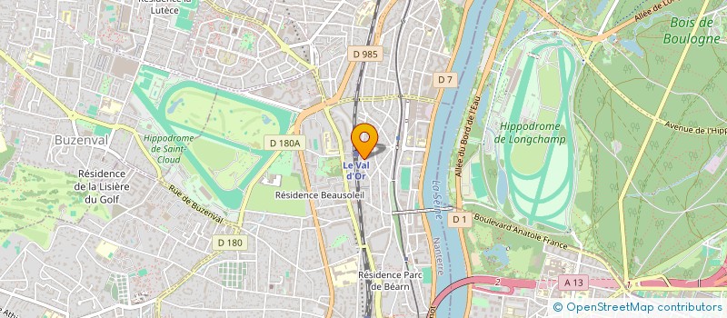 localisation de l'entreprise AXNSENS à SAINT-CLOUD