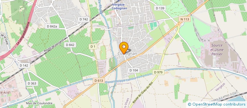 localisation de l'entreprise AXO à CODOGNAN