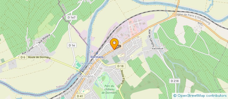 localisation de l'entreprise AXO ALEXIS LECONTE  TROISSY