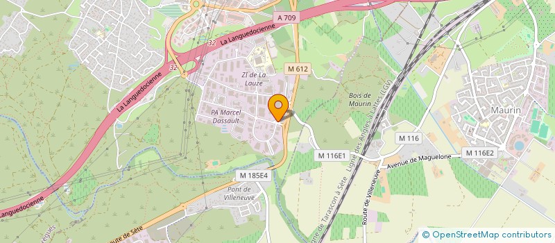 localisation de l'entreprise AXO COM à SAINT-JEAN-DE-VEDAS