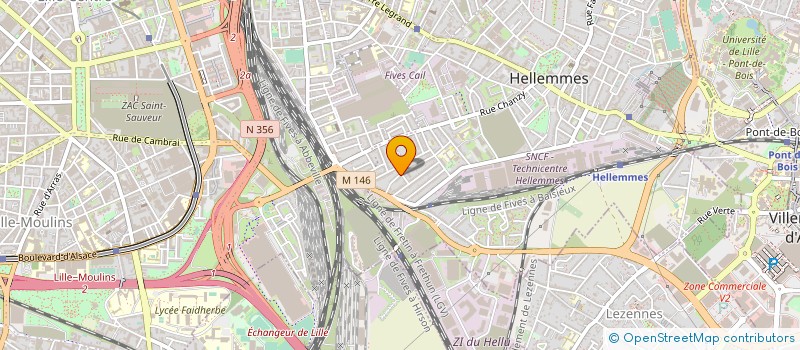 localisation de l'entreprise AXO SERVICE à LILLE