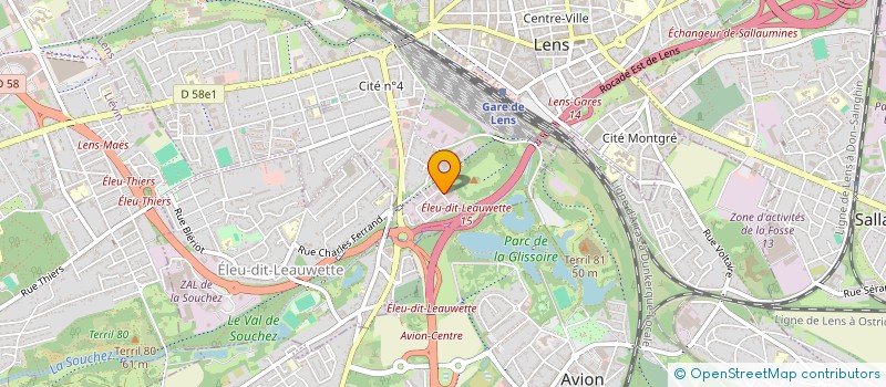 localisation de l'entreprise AXO-VANS SERVICES  LENS